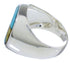 Southwest Native American Design Multicolor Ring Size 11-1/4 TX42223